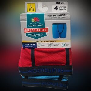 New! Fruit of the Loom boys boxer briefs